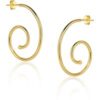 Spiral Sterling Silver Stud Earring buy online shopping cheap sale
