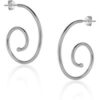 Spiral Sterling Silver Stud Earring buy online shopping cheap sale