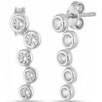 Star Cluster Stud Earring Sterling Silver