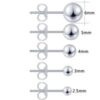 Sterling Silver Ball Stud Earring Set buy online shopping cheap sale