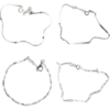 Sterling Silver Bracelet Layering Set buy online shopping cheap sale