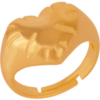 Sterling Silver Chunky Love Heart Signet Ring buy online shopping cheap sale