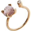 Sterling Silver Double Circle Tourmaline Ring buy online shopping cheap sale