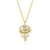 Sterling Silver Eye Evil Eye Pendant Necklace buy online shopping cheap sale