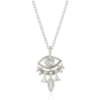 Sterling Silver Eye Evil Eye Pendant Necklace buy online shopping cheap sale