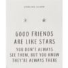 Sterling Silver Friendship Quote Star Earrings buy online shopping cheap sale