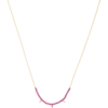 Sterling Silver Gold Plated Tourmaline Necklace buy online shopping cheap sale