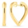 Sterling Silver Heart Hoop Earring buy online shopping cheap sale