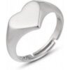 Sterling Silver Heart Love Signet Ring buy online shopping cheap sale