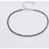Sterling Silver Mini Black Tennis Bracelet buy online shopping cheap sale
