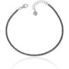 Sterling Silver Mini Black Tennis Bracelet buy online shopping cheap sale