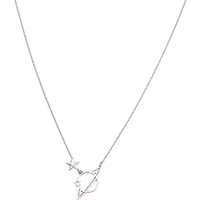Sterling Silver Saturn Necklace