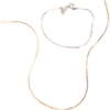 Sterling Silver Small Beaded Bracelet and Necklace Set buy online shopping cheap sale
