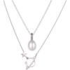 Treasures Baroque Seed Pearl and Saturn Pendant Sterling Silver Necklace Set buy online shopping cheap sale
