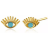 Turquoise Bleu Eye Stud Earring Sterling Silver buy online shopping cheap sale