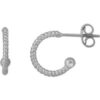 Twisted Bead End Sterling Silver Earrings buy online shopping cheap sale