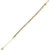 Twisted Rope 3 Color Gold Rose Gold Sterling Silver Handcrafted Bracelet buy online shopping cheap sale