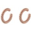Twisted Sterling Silver Ear Cuff No Piercing - Pair buy online shopping cheap sale