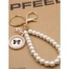 Vintage Bowknot Pearl Handstring Bag Keychain buy online shopping cheap sale