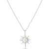 White Opal Northernstar Sterling Silver Pendant Necklace buy online shopping cheap sale