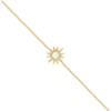 White Opal Sun Sterling Silver Bracelet buy online shopping cheap sale